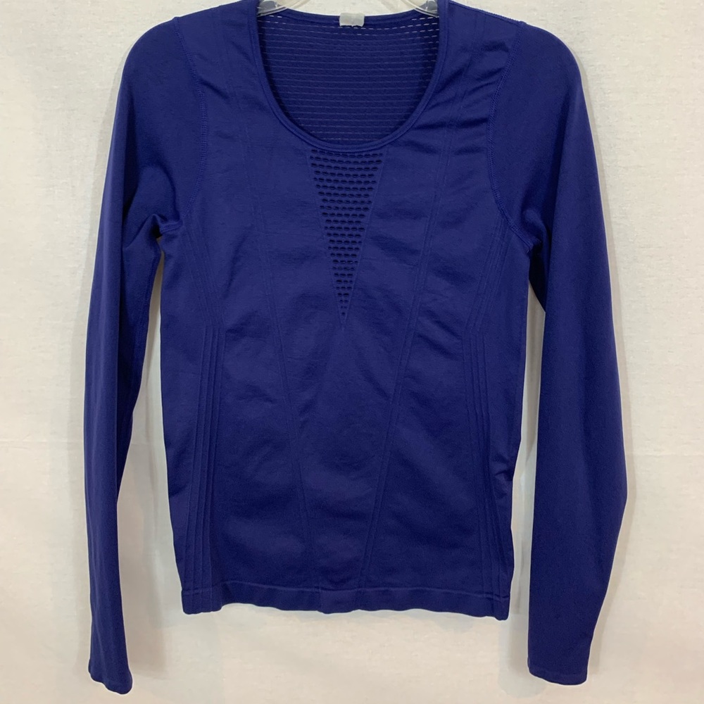 Fabletics Arta Compression Top Dk Purple Size M